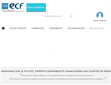 Tablet Screenshot of e-c-f.fr